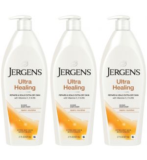 (BUNDLE OF 3) JERGENS ULTRA HEALING EXTRA DRY SKIN MOISTURIZER 621ML