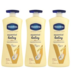(BUNDLE OF 3) VASELINE INTENSIVE CARE ESSENTIAL HEALING LOTION 725ML