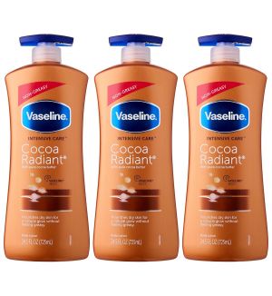 (BUNDLE OF 3) VASELINE INTENSIVE CARE COCOA RADIANT BODY LOTION 725ML