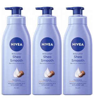 (BUNDLE OF 3) NIVEA SHEA SMOOTH BODY LOTION 400ML