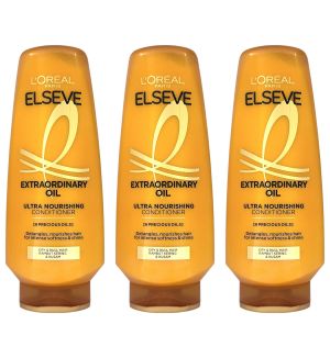 (BUNDLE OF 3) L'OREAL PARIS EXTRAORDINARY OIL ULTRA NOURISHING CONDITIONER 265ML