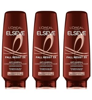 (BUNDLE OF 3) L'OREAL PARIS FALL RESIST 3X ANTI-HAIRFALL CONDITIONER 280ML (EXP: 09/2027)