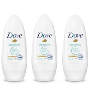 (BUNDLE OF 3) DOVE ROLL ON SENSITIVE - BEAUTY LANGUAGE