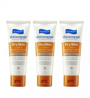 (BUNDLE OF 3) ROSKEN SKIN REPAIR DRY SKIN LOTION 75ML (ORANGE) EXP:04/2026