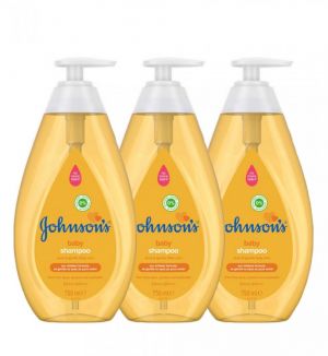 (BUNDLE OF 3) JOHNSON BABY SHAMPOO (GOLD) 750ML