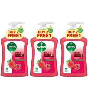 (BUNDLE OF 3) DETTOL ANTIBACTERIAL HAND WASH - STRAWBERRY 2X250ML+250ML