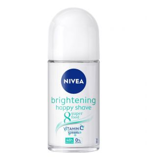 NIVEA BRIGHTENING HAPPY SHAVE DEO ROLL ON 50ML