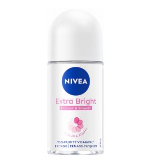 NIVEA ROLL ON EXTRA BRIGHT RADIANT & SMOOTH 50ML