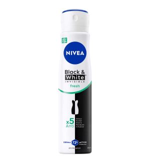 NIVEA DEODORANT SPRAY BLACK & WHITE INVISIBLE FRESH 250ML