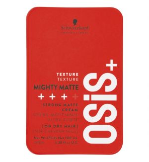 SCHWARZKOPF OSIS+ TEXTURE MIGHTY MATTE STRONG MATTE CREAM 100ML