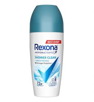 REXONA DEODORANT ROLL ON SHOWER CLEAN FOR WOMEN 45ML