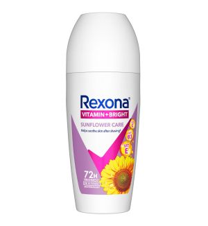 REXONA DEODORANT ROLL ON VITAMIN+BRIGHT SUNFLOWER CARE 45ML