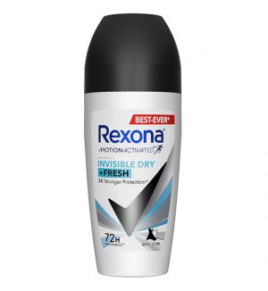 REXONA DEODORANT ROLL ON INVISIBLE DRY FOR WOMEN 45ML
