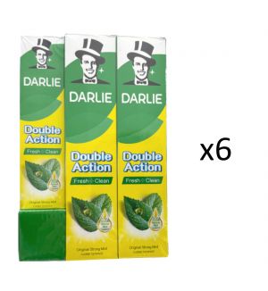 (BUNDLE OF 6) DARLIE DOUBLE ACTION TOOTHPASTE 225G X2+100G
