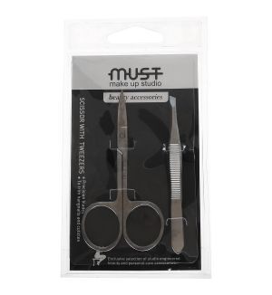 MUST 6421 SCISSORS WITH TWEEZERS SET