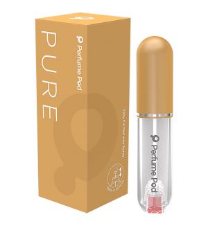 PERFUME POD PURE REFILLABLE PERFUME SPRAY BOTTLE (GOLD)