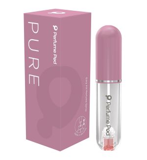 PERFUME POD PURE REFILLABLE PERFUME SPRAY BOTTLE (LIGHT PINK)