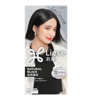 LIESE DESIGN SERIES CREAMY BUBBLE HAIR COLOR NATURAL BLACK