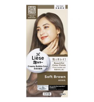 LIESE NATURAL SERIES CREAMY BUBBLE HAIR COLOR SOFT BROWN