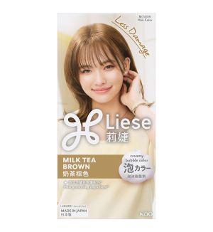 LIESE NATURAL SERIES CREAMY BUBBLE HAIR COLOR MILK TEA BROWN