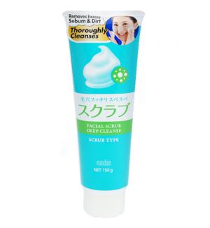 MANDOM FACIAL SCRUB DEEP CLEANSE SCRUB CLEANSER 150G