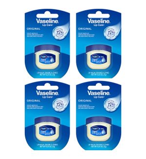 (BUNDLE OF 4) VASELINE LIP CARE TUB ORIGINAL 7G