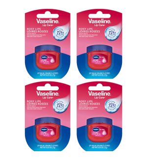 (BUNDLE OF 4) VASELINE LIP CARE TUB ROSY LIPS 7G