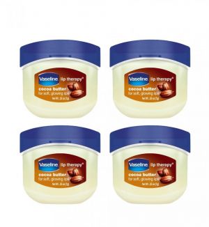 (BUNDLE OF 4) VASELINE LIP THERAPY TUB COCOA BUTTER 7G