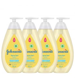 (BUNDLE OF 4) JOHNSON BABY TOP TO TOE WASH 500ML