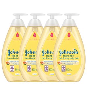 (BUNDLE OF 4) JOHNSON BABY TOP TO TOE WASH 500ML