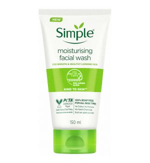 SIMPLE KIND TO SKIN MOISTURISING FACIAL WASH 150ML