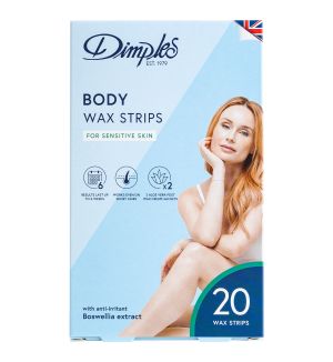 DIMPLES BODY WAX STRIPS SENSITIVE SKIN 20S