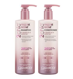 GIOVANNI 2CHIC FRIZZ BE GONE SHAMPOO & CONDITIONER 710ML