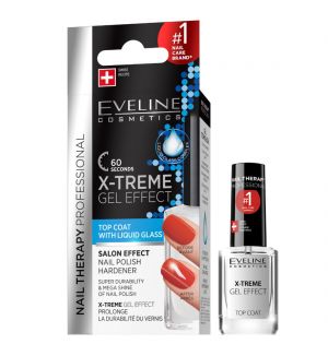 EVELINE NAIL THERAPY X-TREME GEL EFFECT TOP COAT 12ML