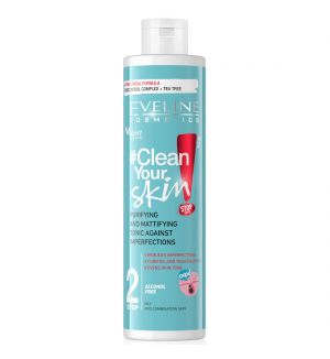EVELINE CLEAN YOUR SKIN PURIFYING AND MATTIFYING TONIC 200ML