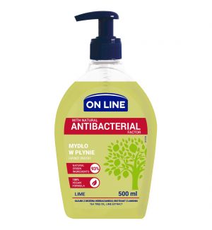 ON LINE ANTIBACTERIAL HAND WASH LIME 500ML