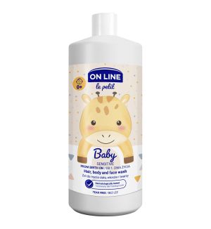 ON LINE KIDS HAIR, BODY AND FACE WASH BABY SENSITIVE 850ML
