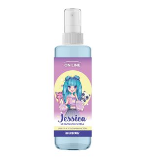 ON LINE KIDS DETANGLING SPRAY JESSICA BLUEBERRY 200ML