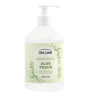 ON LINE CREAMY HAND & BODY WASH ALOE TOUCH 500ML