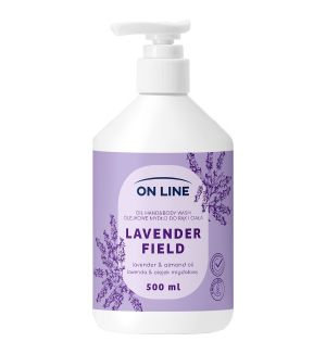 ON LINE HAND & BODY WASH WITH OIL LAVENDER FIELD 500ML