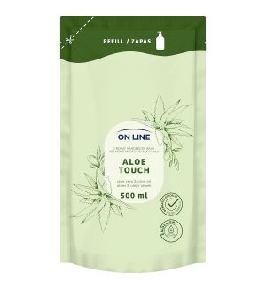 ON LINE CREAMY HAND & BODY WASH ALOE TOUCH REFILL 500ML