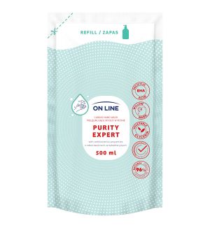 ON LINE ANTIBACTERIAL HAND SOAP PURITY EXPERT REFILL 500ML