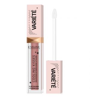 EVELINE VARIETE COOLING KISSES LIP GLOSS NO. 03 STAR GLOW 6.8ML EXP:03/2026