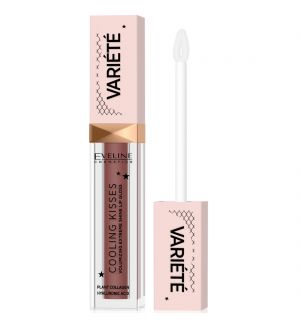 EVELINE VARIETE COOLING KISSES LIP GLOSS NO. 04 CANDY GIRL 6.8ML  (EXP:07/2026)
