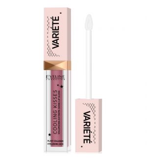 EVELINE VARIETE COOLING KISSES LIP GLOSS NO. 05 NEW ROMANCE 6.8ML  (EXP:07/2026)