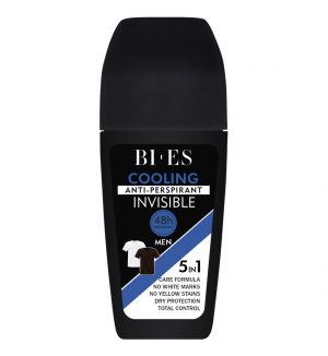 BI-ES INVISIBLE FOR MAN COOLING ROLL ON 50ML