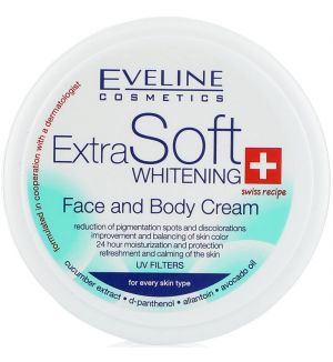 EVELINE EXTRA SOFT WHITENING FACE & BODY CREAM 100ML