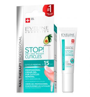 EVELINE NAIL THERAPY PROFESSIONAL CREAM-GEL FOR CUTICLES REMOVAL 12ML EXP: 02/2027