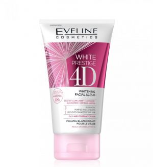 EVELINE WHITE PRESTIGE 4D WHITENING FACIAL SCRUB 150ML