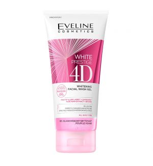 EVELINE WHITE PRESTIGE 4D WHITENING FACIAL WASH GEL 100ML